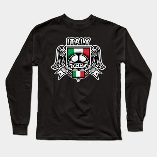 Italy Soccer Futbol Long Sleeve T-Shirt